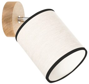 Spot-Light 66791174 - Nástenné bodové svietidlo BOHO 1xE27/25W/230V dub