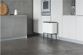 Biely dotykový oceľový odpadkový kôš 36 l Bo Touch Bin – Brabantia