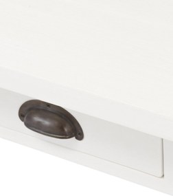 Lavica Milton biela 130x75x45cm