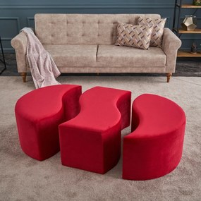 Stolička Alya Pouf Red