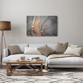 Obrázok - Šedo-zlatý mramor (90x60 cm)