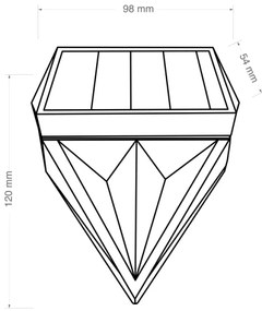 Globo 36430-2 - SADA 2x LED Solárne nástenné svietidlo SOLAR LED/0,5W/3V IP44