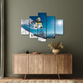Obraz - Snowboardista (150x105 cm)