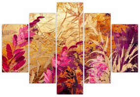 Obraz - Abstraktná maľba kvetov II. (150x105 cm)