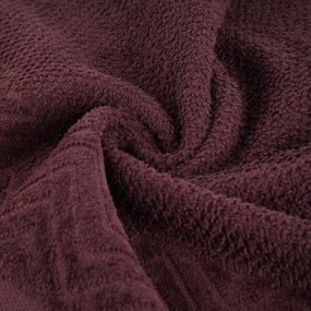 Dekorstudio Uterák LOREN so zamatovým okrajom - bordový Rozmer uteráku: 70x140cm