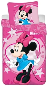 Detské obliečky z mikrovlákna MINNIE HELLO ružové Rozmer obliečky: 70 x 90 cm | 140 x 200 cm