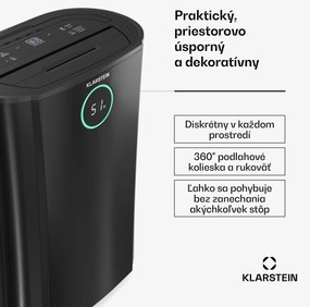 Klarstein DryFy ProConnect 16L odvlhčovač vzduchu, 16 l/deň, 24 m², WiFi, Aplikácia, LED indikátor, 24-hodinový časovač