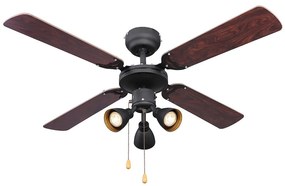 Globo 03808 - Stropný ventilátor HARVEY 3xGU10/50W/230V