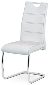 BONTEC Jedálenská stolička, čierna, ekokoža, HC-481 BK Farba: Biela