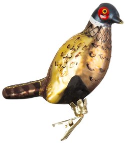 Sklenená ručne vyrobená vianočná ozdoba 18,5 cm Bird – Sass &amp; Belle