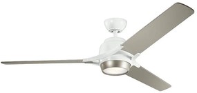 Kichler KLF-ZEUS-60-WHT-LED Stmievateľný stropný ventilátor ZEUS LED/10W/230V +DO