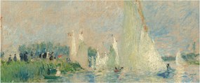 Obraz - Auguste Renoir, Regatta at Argenteuil, reprodukcia (120x50 cm)