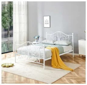 Posteľ Adaline 140 x 200 cm, biela