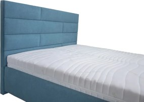 Posteľ Windy 180x200 cm, tyrkysová látka