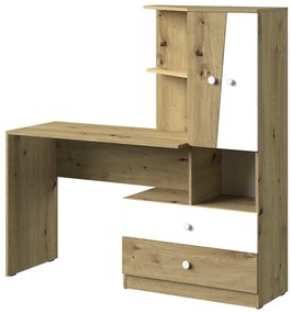 Písací stôl Nero 11 150 – Biely Mat