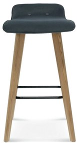 FAMEG Cleo - BST-1603 - barová stolička Farba dreva: dub štandard, Čalúnenie: látka CAT. A