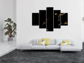 Obraz - Zlaý dekor (150x105 cm)