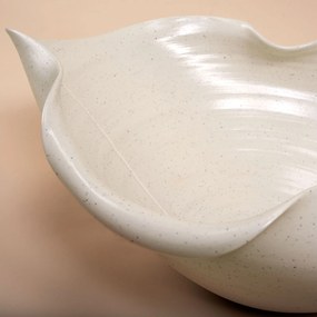 Keramické umývadlo na dosku REA HM-02 Handmade ART béžové
