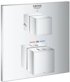 Termostat GROHE Grohtherm Cube bez podomietkového telesa chróm 24154000