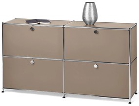 Kovová odkladacia skrinka »CN3« so 4 výklopnými priečinkami