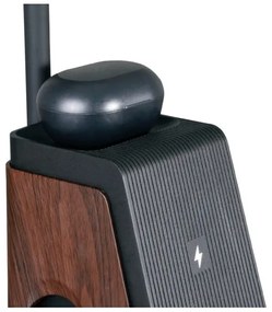 Immax 08999L - LED+CCT stmievateľná stolná lampa s bezdrôtovým nabíjaním QI IDEAL LED/8W/230V hnedá