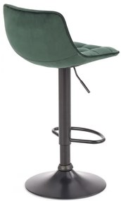 Barová stolička Forbia tmavo zelená