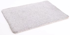 Spoltex, Koberec metráž Ester / 74 Bielo šedá, na mieru, šíře 4m,5m, biela, šedá, ab (mriežka), chodba / predsieň