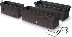 Plastový balkónový kvetináč DRC600W 58 cm - antracit