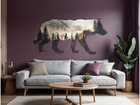 drevko |  Obraz na stenu Vlčí horizont  395 x 80 cm