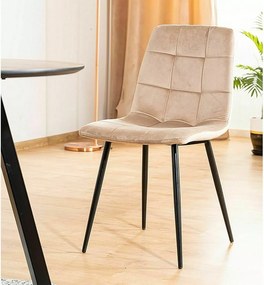 SI Mila Velvet stolička béžová