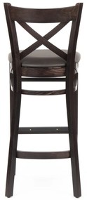 XTON 04 SG UP AMERICAN WALNUT DREVENÁ BAROVÁ STOLIČKA S PODSEDÁKOM brown