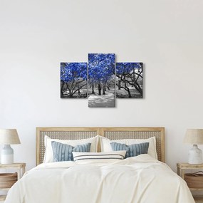 Obrázok - Modré stromy, Central Park, New York (90x60 cm)