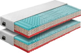 Matrace, set 2 ks, 18 cm, 80x200 cm, TAMIA