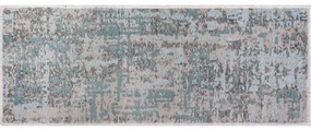 Sivo-tyrkysové bavlnené nášľapy na schody v súprave 16 ks 25x65 cm Milano Mavi – Vitaus