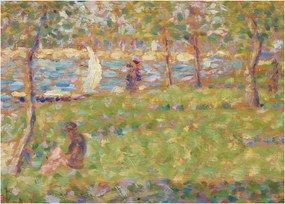 Obraz - Georges Seurat, Study for "La Grande Jatte", reprodukcia (70x50 cm)