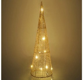 Retlux LED Vianočná dekorácia LED/2xAA 40 cm kužeľ FT0512