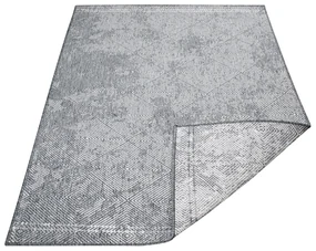 Dekorstudio Obojstranný koberec na terasu DuoRug 5845 - sivý Rozmer koberca: 200x290cm
