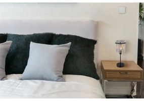 Globo 15698T - Stolná lampa GORLEY 1xE14/40W/230V pr. 15 cm čierna