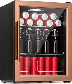 Klarstein Beersafe XL, chladnička, 60 l, 2 police, dvojitá izolácia panoramatických dvierok, nehrdzavejúca oceľ