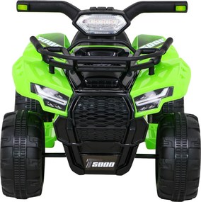 Ramiz Detská štvorkolka na batérie Storm zelená + motor 25W + MP3 USB + LED
