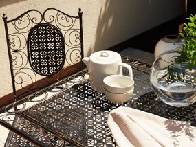 Záhradný set Beatriz (čierna) (pre 2 osoby). Vlastná spoľahlivá doprava až k Vám domov. 1035527