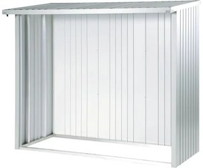 Zadná stena pre prístrešok na drevo Biohort Woodstocku 230 strieborná