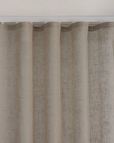 Zaves s riasením WAVE farba produktu béžová látka polopriehľadný, zapletaná, ľanová