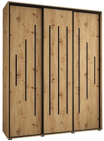 Skriňa 45 Canaris 12 200 artisan/čierna