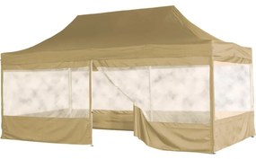 INSTENT 58616 Záhradný párty stan 3 x 6 - nožnicový - champagne