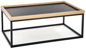 Čierny konferenčný stolík VENTUO LINEAR