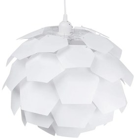 Veľká biela stropná lampa SEGRE Beliani
