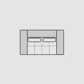 PROXIMA.store - 2-sedačková pohovka - COMO SKUPINA LÁTOK: Skupina 2