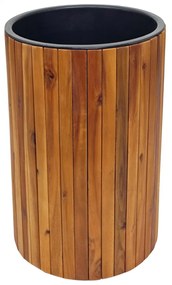Kvetináč HWC-L24, 50x34cm, akáciové drevo - hnedá