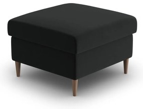 Čierna zamatová podnožka Kyoto – Cosmopolitan Design